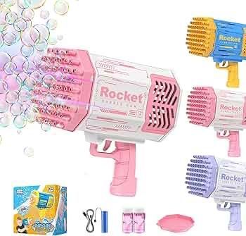 Rocket Bubble Gun 68 Holes