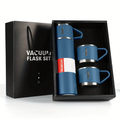 Stainless Steel Thermos 500ml/16.9oz Vacuum Insulated Bottle with 2 Cup for Coffee Hot drink and Cold Drink Water Flask