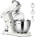 ZACME 8.4QT Commercial Stand Mixer 800W with Aluminum Die Casting Meets the Standard of NSF/ANSI 8-2023, Mixers Kitchen Electric Stand Mixer