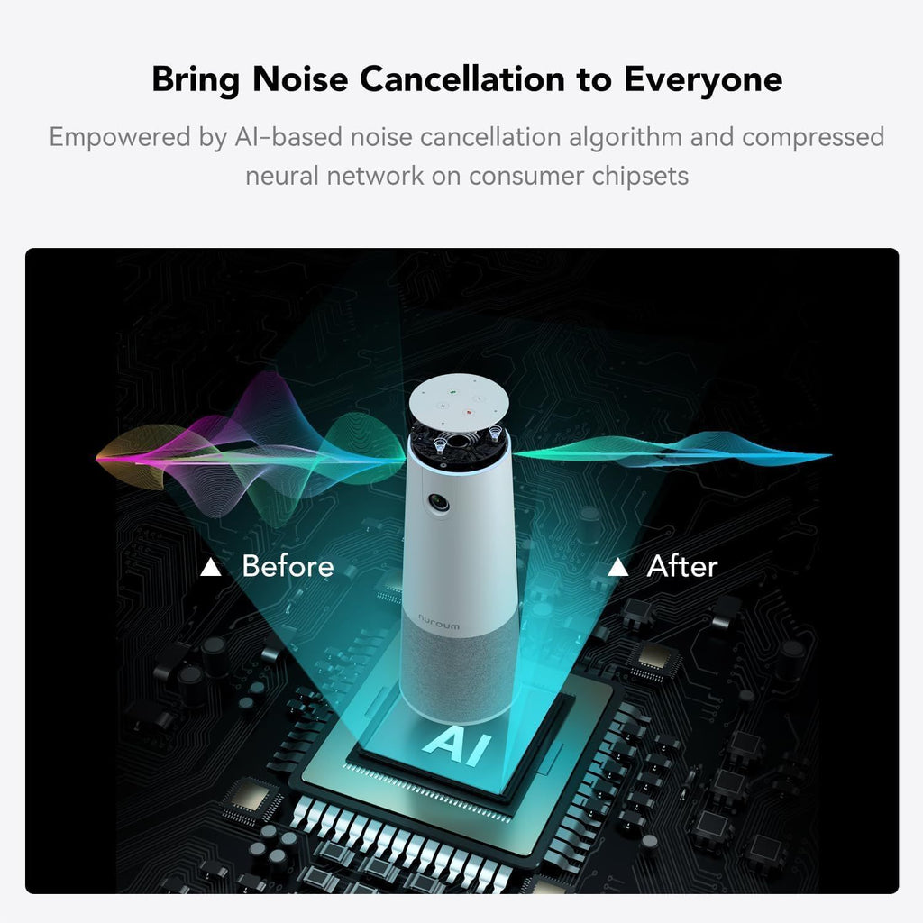 $170 AI Noise-Cancelling NUROUM C20(2nd Gen) HD Conference Webcam
