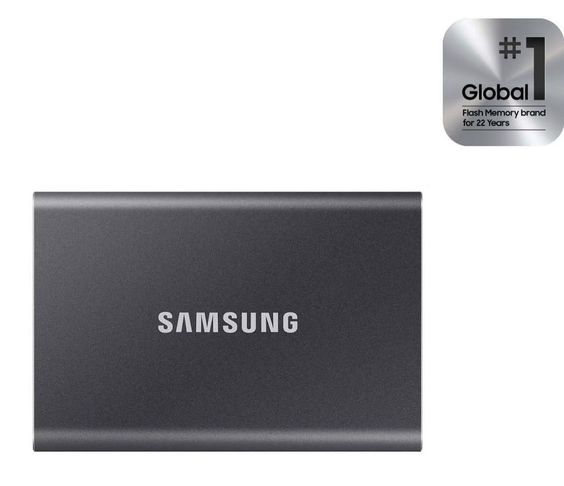 $275 Samsung Portable External Solid State Drive, 1TB, Titan Gray