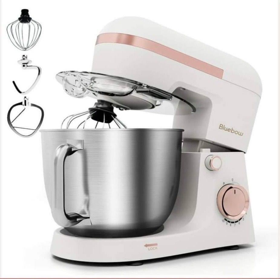 $179 Stand Mixer, 6.5QT 10-Speed Tilt-Head Electric Stand Mixer, 3-In-1 Kitchen Mixer with Bowl, Dough Hook, Whisk and Beater