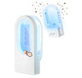 Dropsky Indoor Flying Insect Trap - Plug-in Bug Light Trap for Fruit Flies, Gnats and Houseflies - Odorless and Mess Free (1 Traps + 2 Glue Cards)