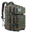 Military Tactical Backpack 45-50L - Dark Digital Camo