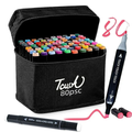 80pc Dual Tip Markers