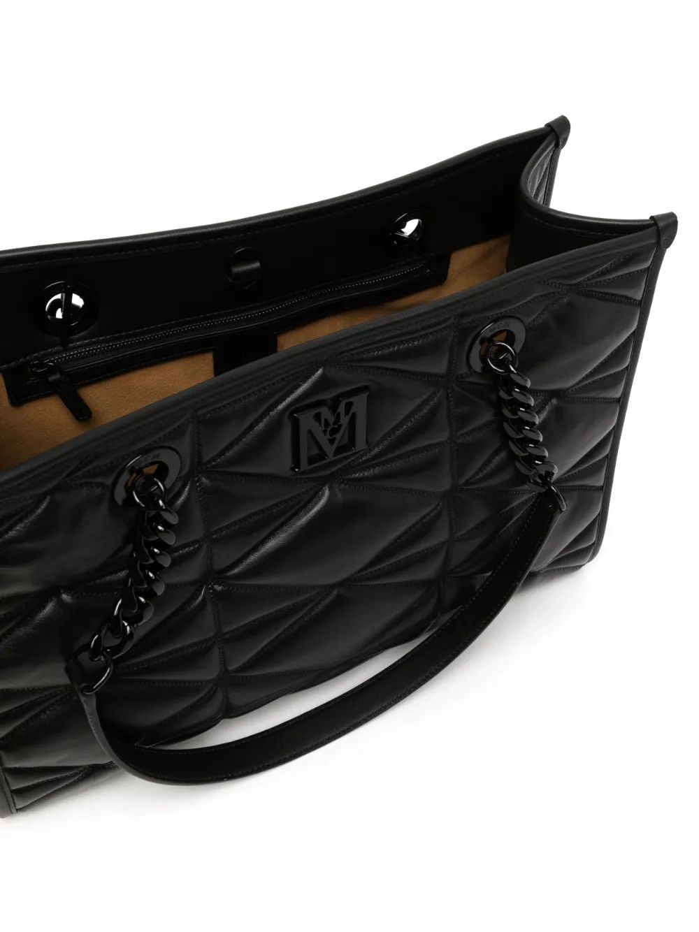 Mcm Travia Large Quilted Leather Tote