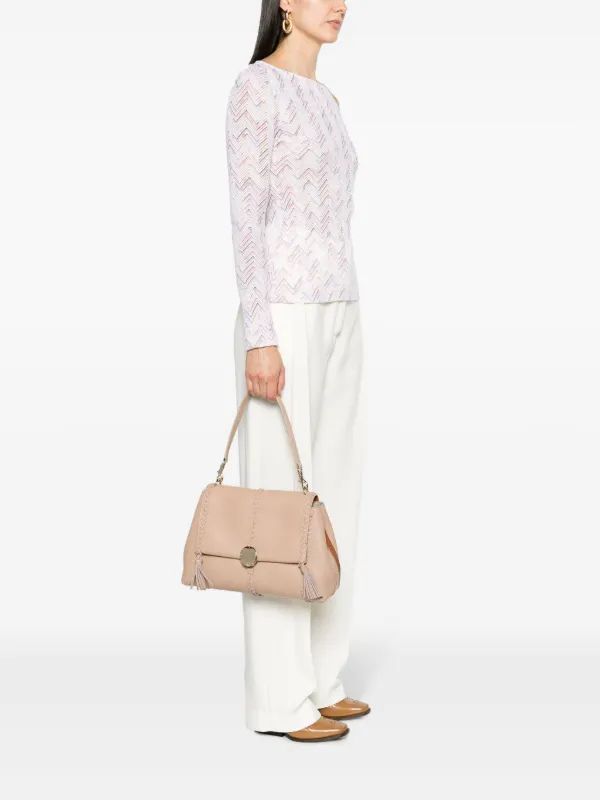 Chloe Penelope Medium Leather Flap Shoulder Bag