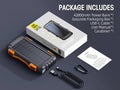 OUTDOOR SOLAR POWERBANK W/CHARGER CABLE