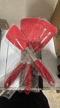 Silicone Spatula Set, Heat Resistant RED