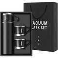 Stainless Steel Thermos 500ml/16.9oz Vacuum Insulated Bottle with 2 Cup for Coffee Hot drink and Cold Drink Water Flask