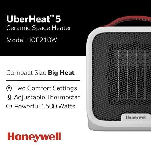 Honeywell UberHeat 5 Ceramic Portable Space Heater  HCE210B