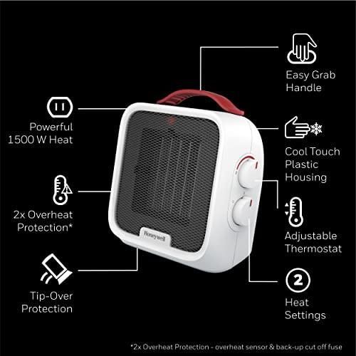Honeywell UberHeat 5 Ceramic Portable Space Heater  HCE210B