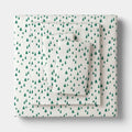 Queen Christmas Holiday Flannel Sheet Set Tree Scene - Wondershop™