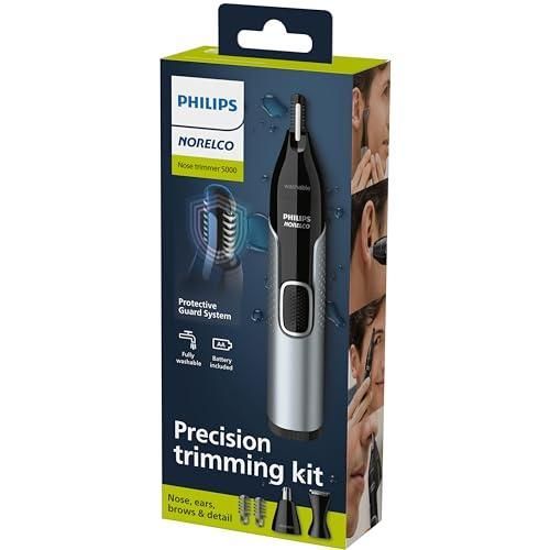 Philips Norelco Electric Nose Trimmer 5000, One Size, Silver