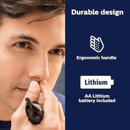 Philips Norelco Electric Nose Trimmer 5000, One Size, Silver