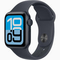 Apple Watch Se 3 (Gps) - 40 Mm - Midnight Aluminum - Smart Watch with Sport Band - Fluoroelastomer - Midnight - Band Size: S/M - 64 Gb - Wi-Fi 4, Blue