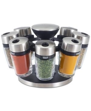 Cole & Mason 8-Jar Herb & Spice Carousel - Silver