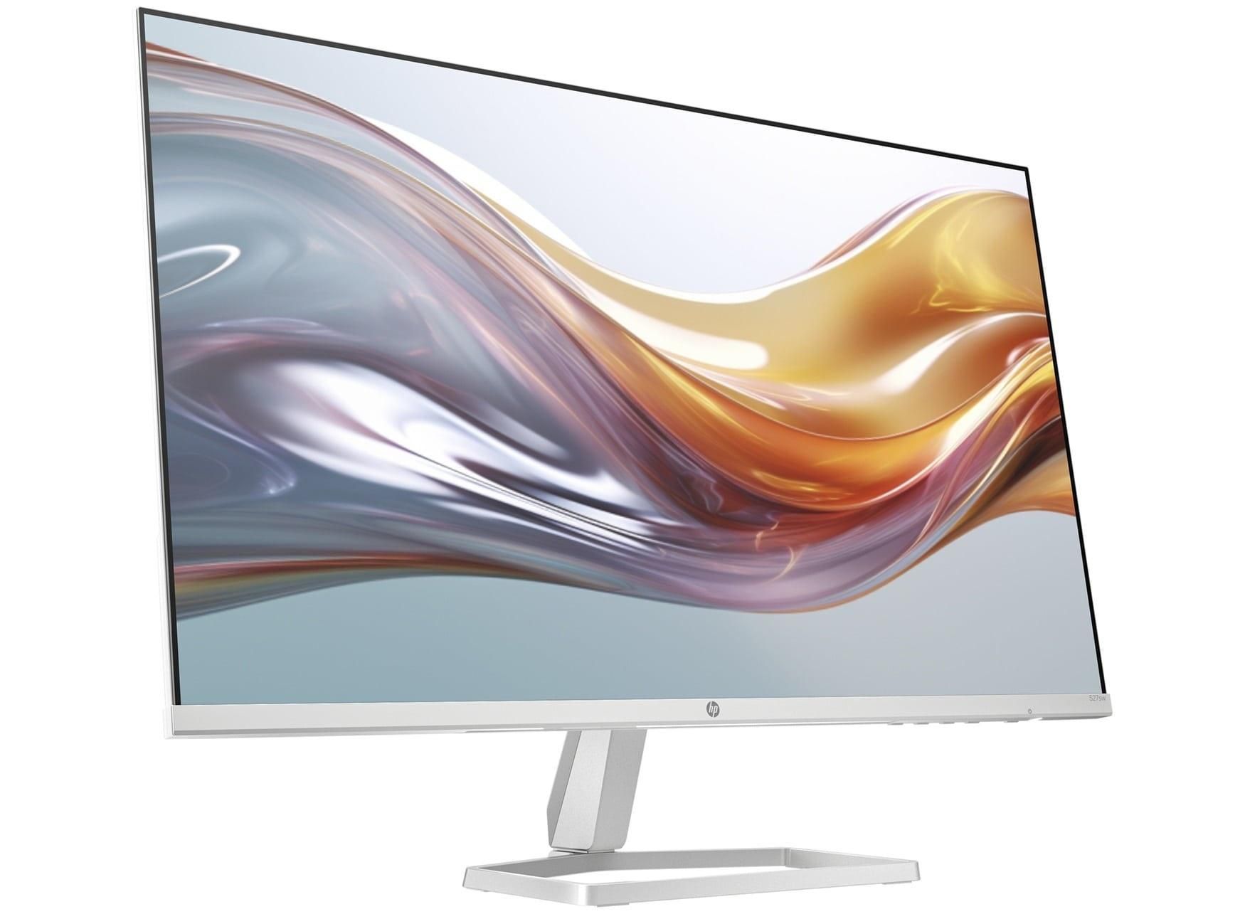 HP 527sw 27" Class Full HD LED Monitor - 16:9 - White - 27" Viewable - in-plane Switching (IPS) Technology - 94F46AAABA