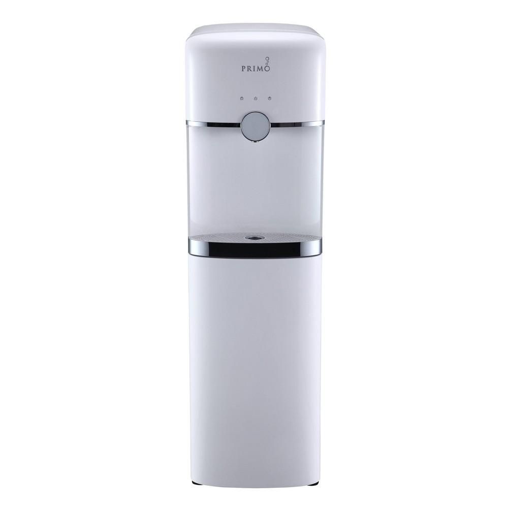 Primo Smart Touch Bottom Loading Water Dispenser - White: 5 Gallon, Hot & Cold, Freestanding, 500W, 194°F Max Temp