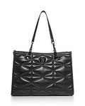 Mcm Travia Large Quilted Leather Tote