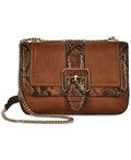 Brahmin Saguaro Rosalie Crossbody (Cognac) Handbags
