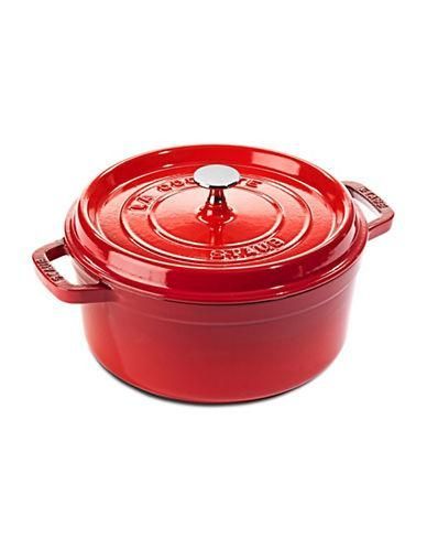 STAUB Cast Iron Round Cocotte, 24cm, Cherry