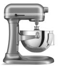 KitchenAid 5.5 Quart Bowl-Lift Stand Mixer - KSM55 - Contour Silver: 11 Speeds, 500W, Stainless Stee