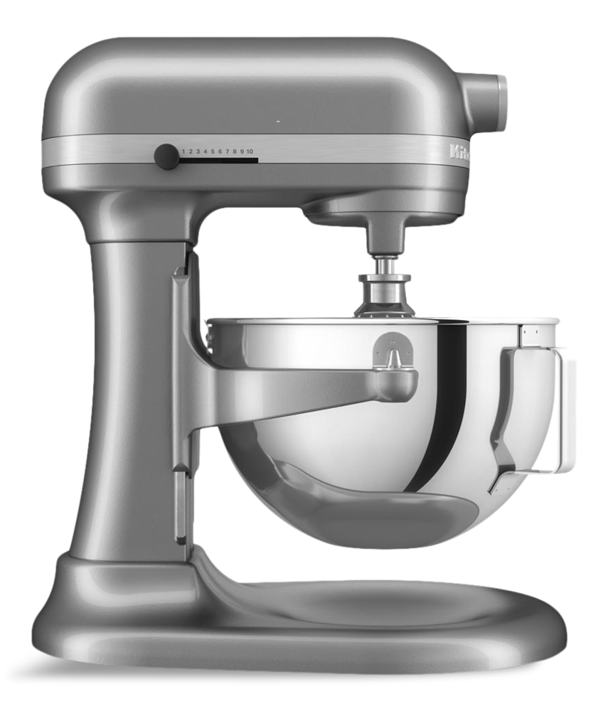 KitchenAid 5.5 Quart Bowl-Lift Stand Mixer - KSM55 - Contour Silver: 11 Speeds, 500W, Stainless Stee