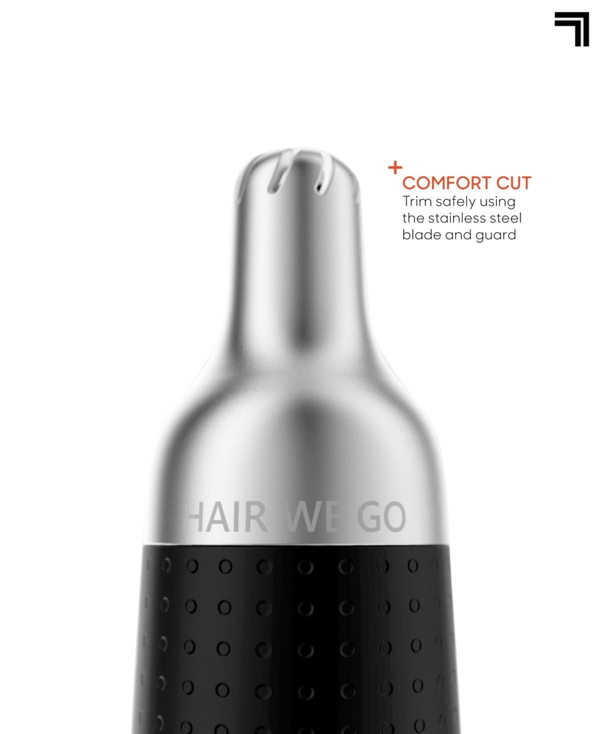 Sharper Image Cordless Water-Resistant Nose + Ear Trimmer - Black