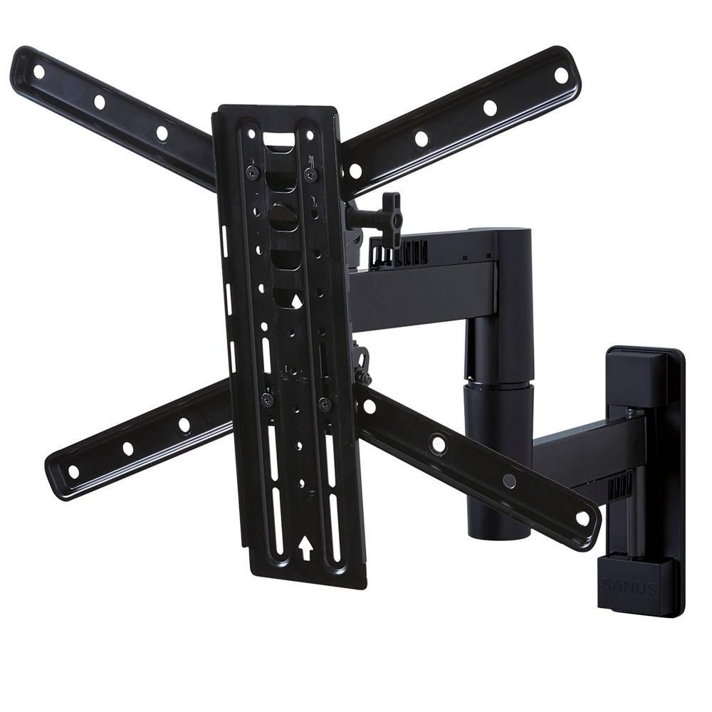 Sanus Accents Medium Full Motion TV Wall Mount for 26-55" TVs – Black (AMF319-B1)