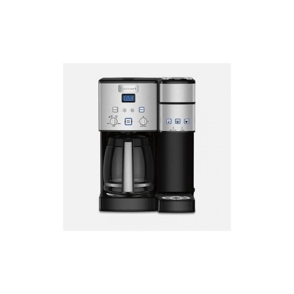 Cuisinart Coffee Center 12 Cup Coffeemaker and Single-Serve Brewer Stainless Steel