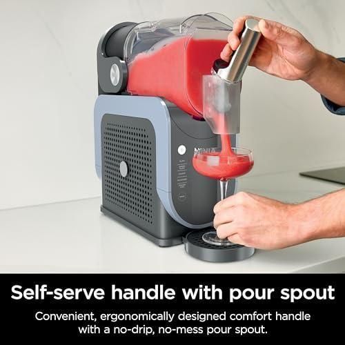 Ninja Slushi 5-in-1 Professional Frozen Drink Maker with 5 Preset Programs, 88oz FS301: Metal & Plas