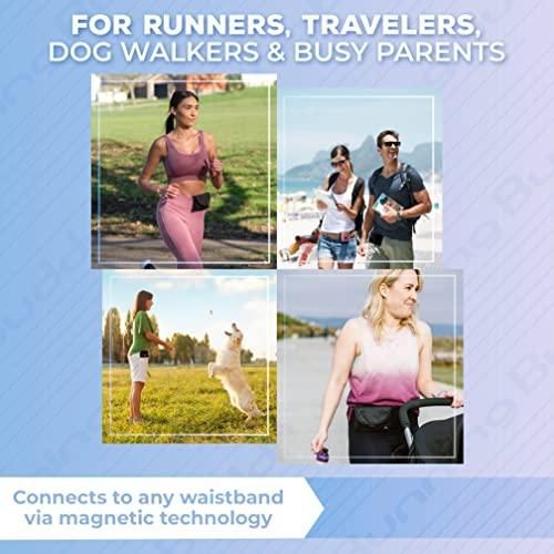 Running Buddy Magnetic Buddy Pouch - Beltless, Water-Resistant & Magnetic Closure