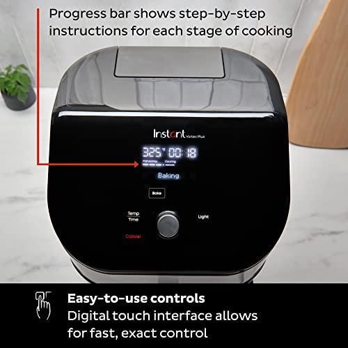 Instant Pot Vortex Plus Stainless Steel 6-in-1 Air Fryer with ClearCook and OdorErase, Silver