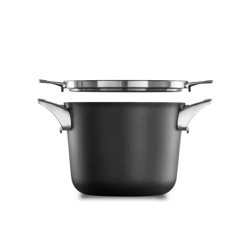 Calphalon Premier Space-Saving Hard-Anodized Nonstick 4.5-Quart Soup Pot with Lid