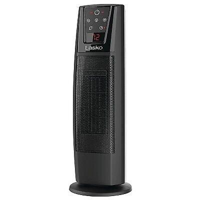 Lasko Ceramic Tower Heater with Remote: Portable Indoor Space Heater, Programmable Timer, Adjustable
