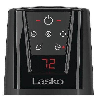 Lasko Ceramic Tower Heater with Remote: Portable Indoor Space Heater, Programmable Timer, Adjustable