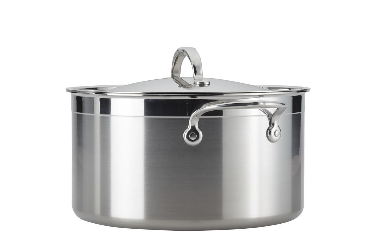 Hestan 8 QT ProBond Stainless Steel Covered Stock Pot - 31567