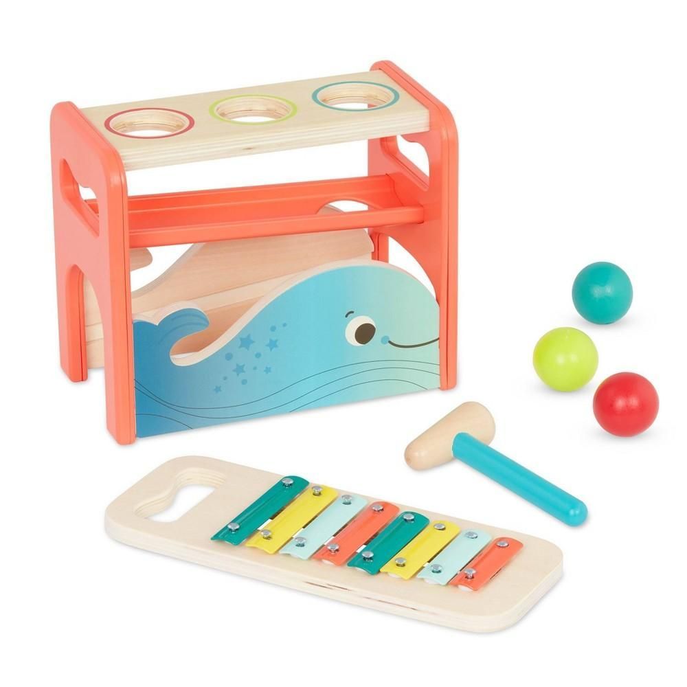 B. toys Pounding Bench & Xylophone - Xylo-Pound Whale